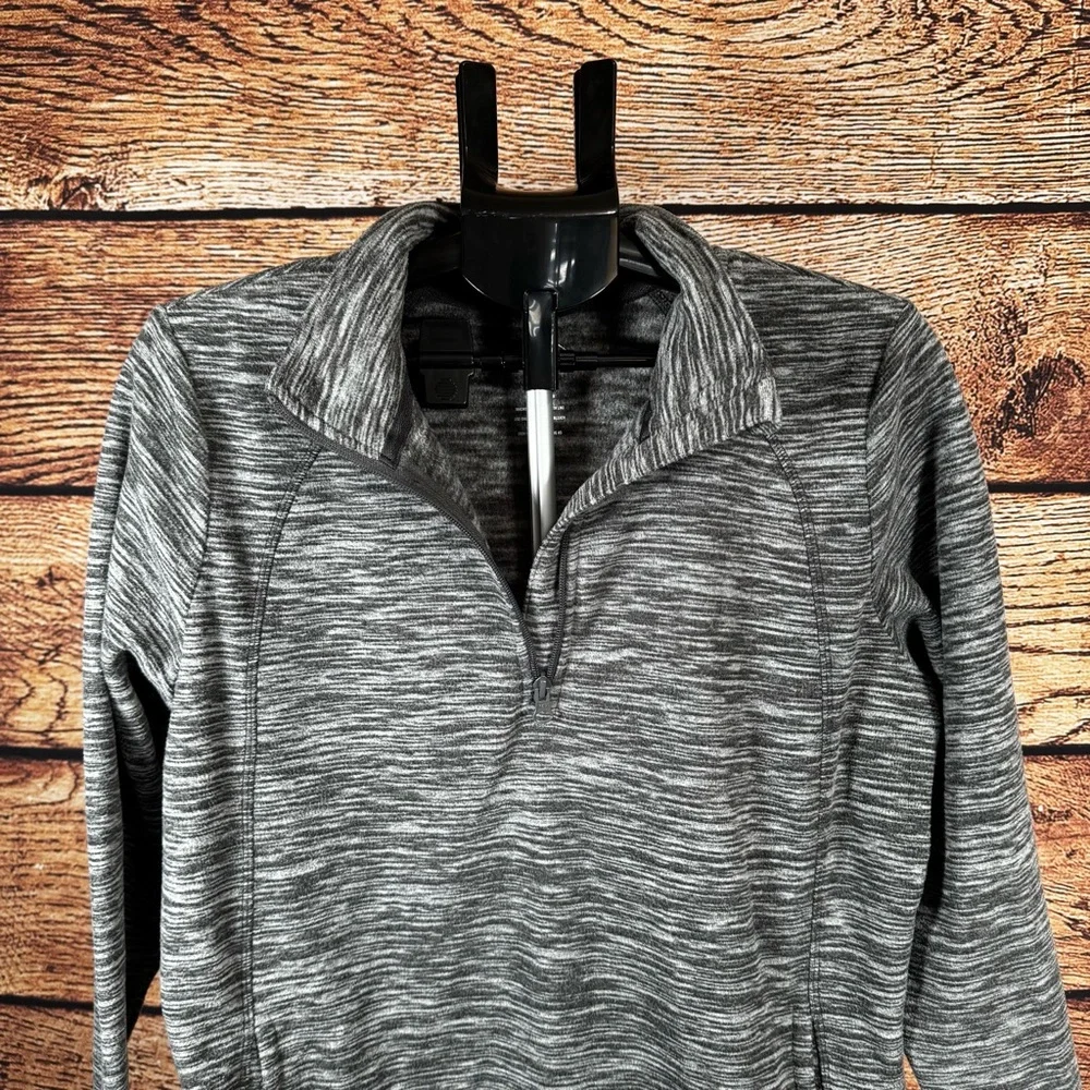 St. John's Bay Charcoal Heather Fleece‎ Quarter Zip Pullover